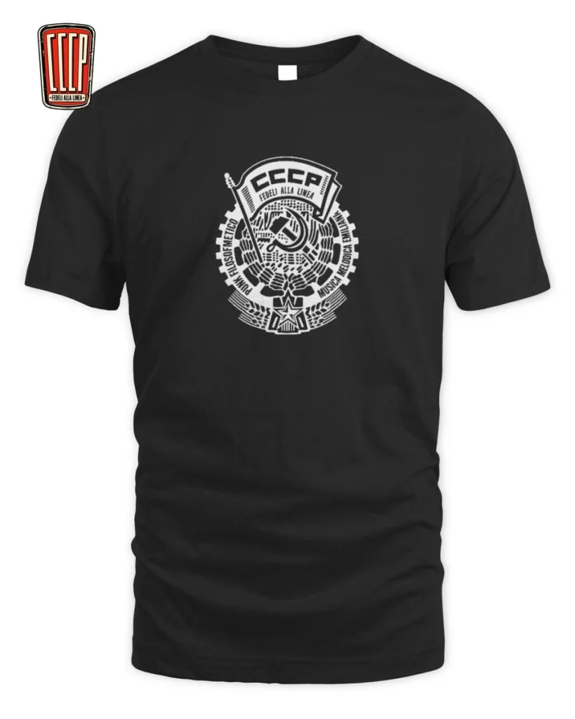 CCCP Emblema Punk Filosovietico T-Shirt
