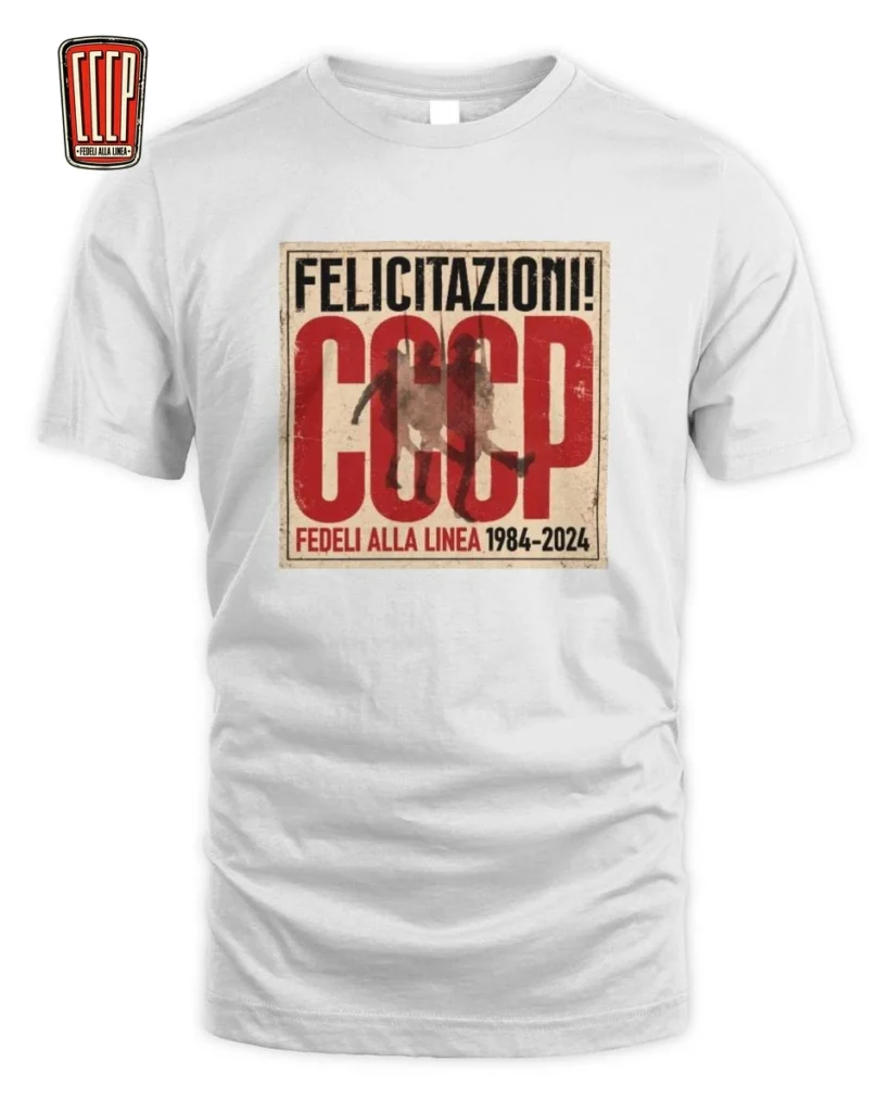 CCCP Felicitazioni Anniversario 1984 2024 T-Shirt