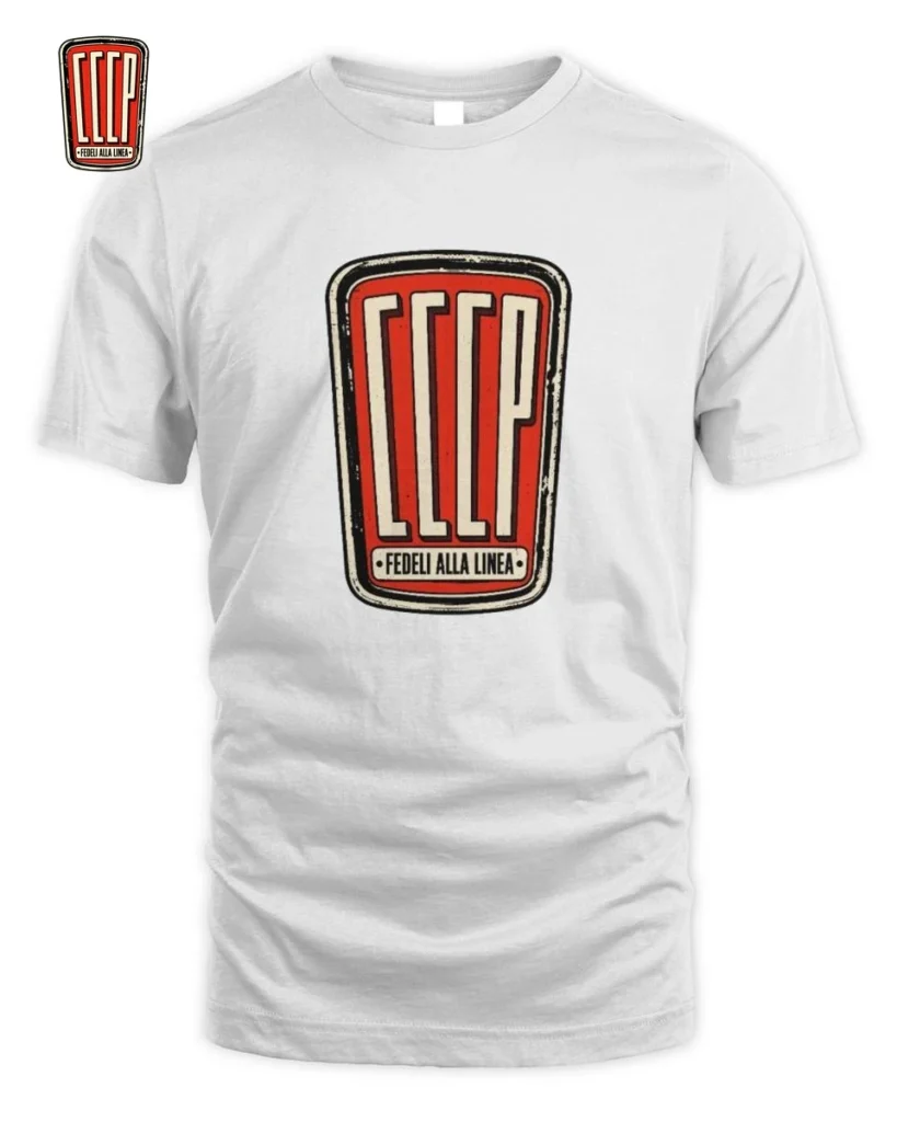 CCCP Logo Rosso Scudetto Storico T-Shirt