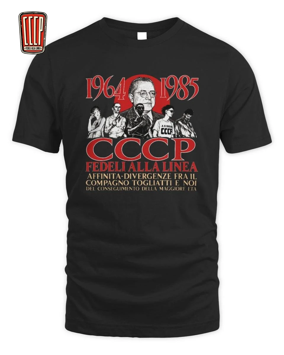 T-Shirt CCCP 1964 1985 Compagno Togliatti | Merch 1 CCCP 1964 1985 Affinita Divergenze T-Shirt