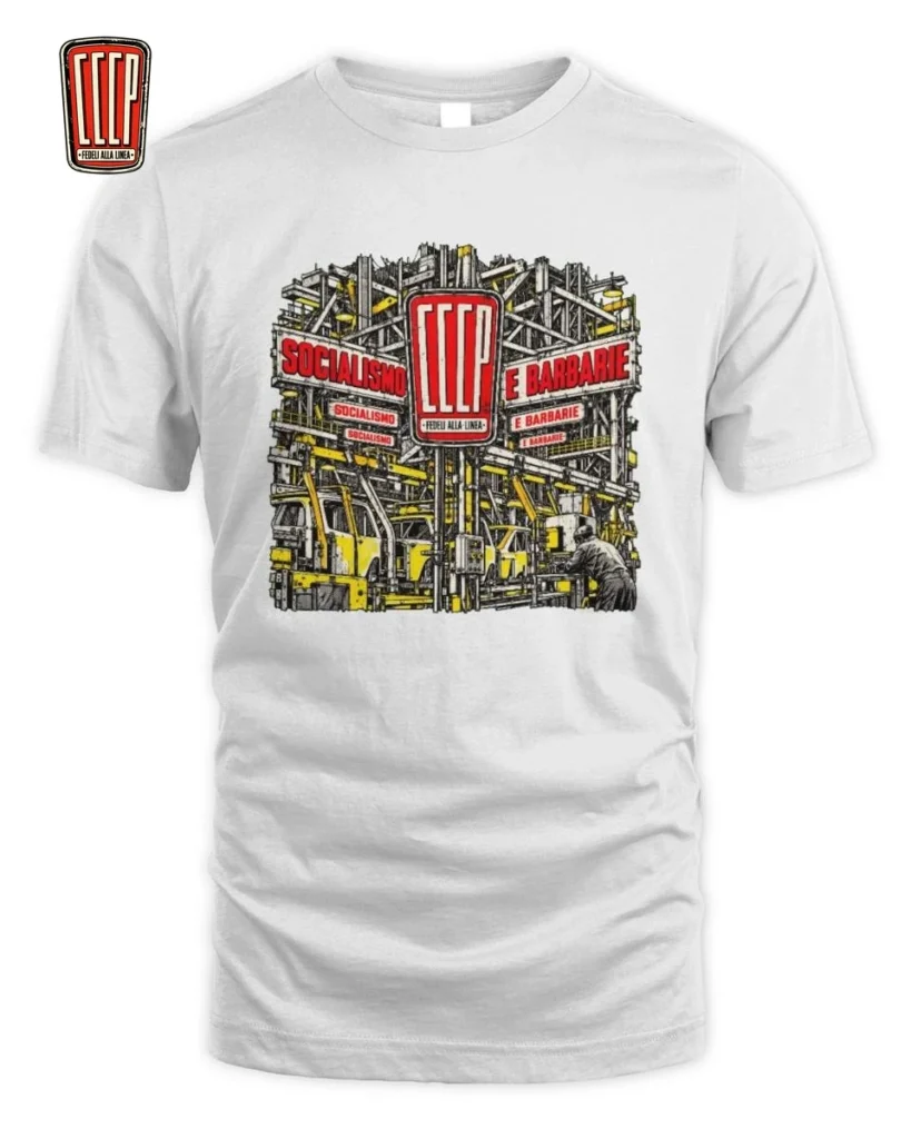 CCCP Socialismo E Barbarie T-Shirt